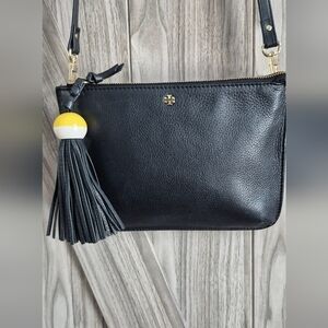Tory Burch Black Leather Crossbody Bag